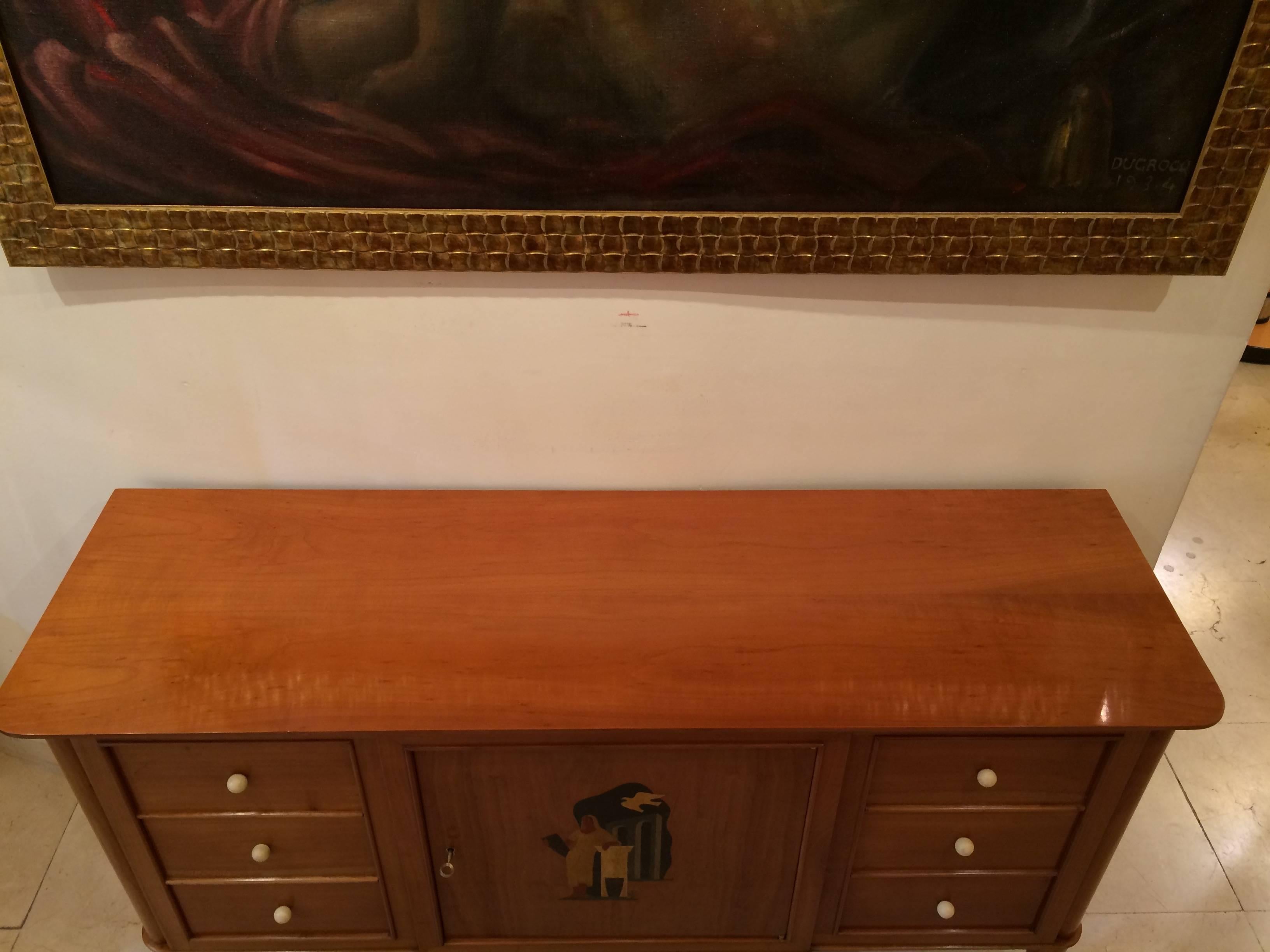 Documented 1937 André Arbus Chest of Drawers For Sale 1