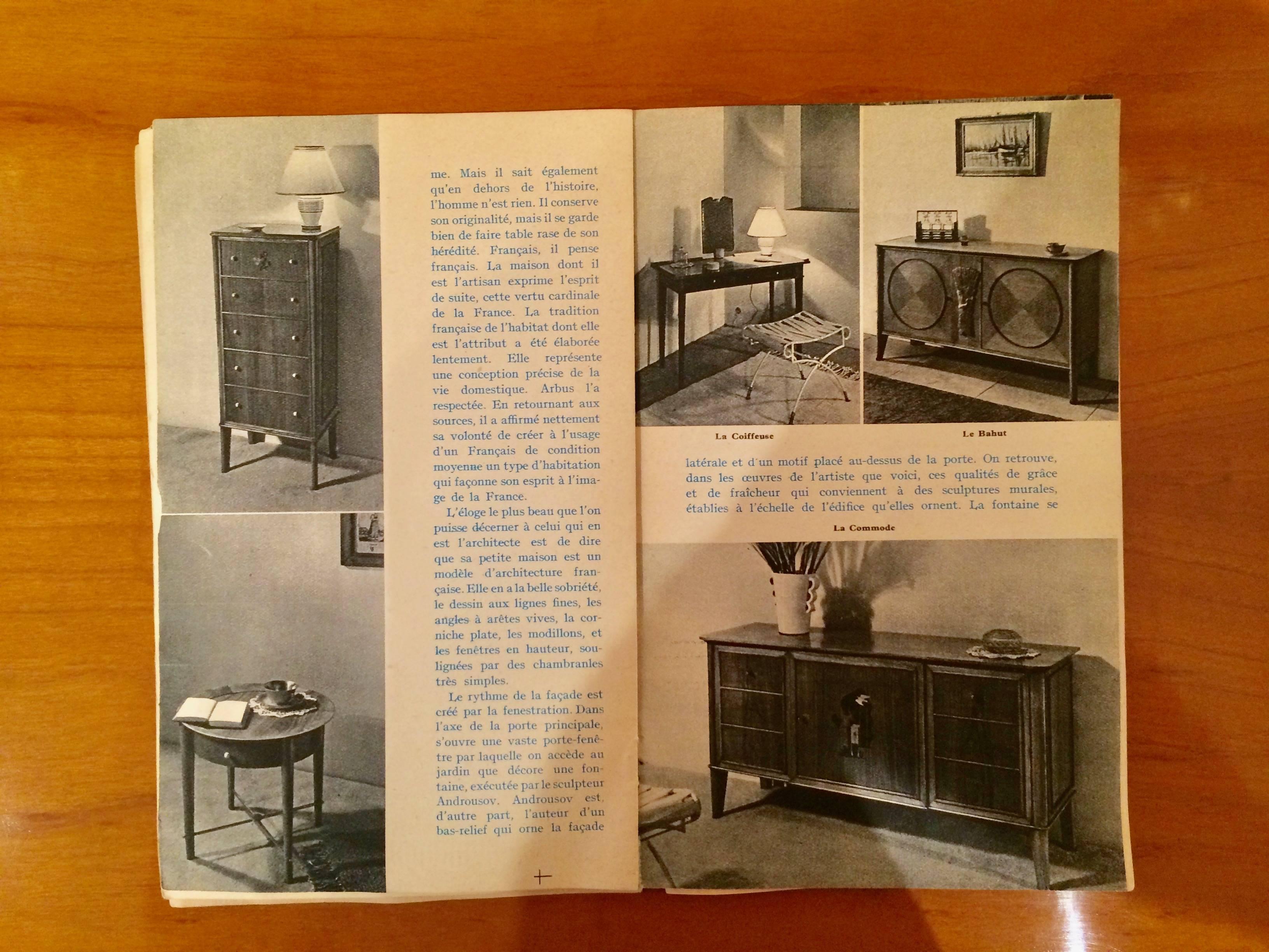 Documented 1937 André Arbus Chest of Drawers For Sale 3