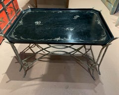 Dennis and Leen Cut-corner Chinoiserie Cocktail Table