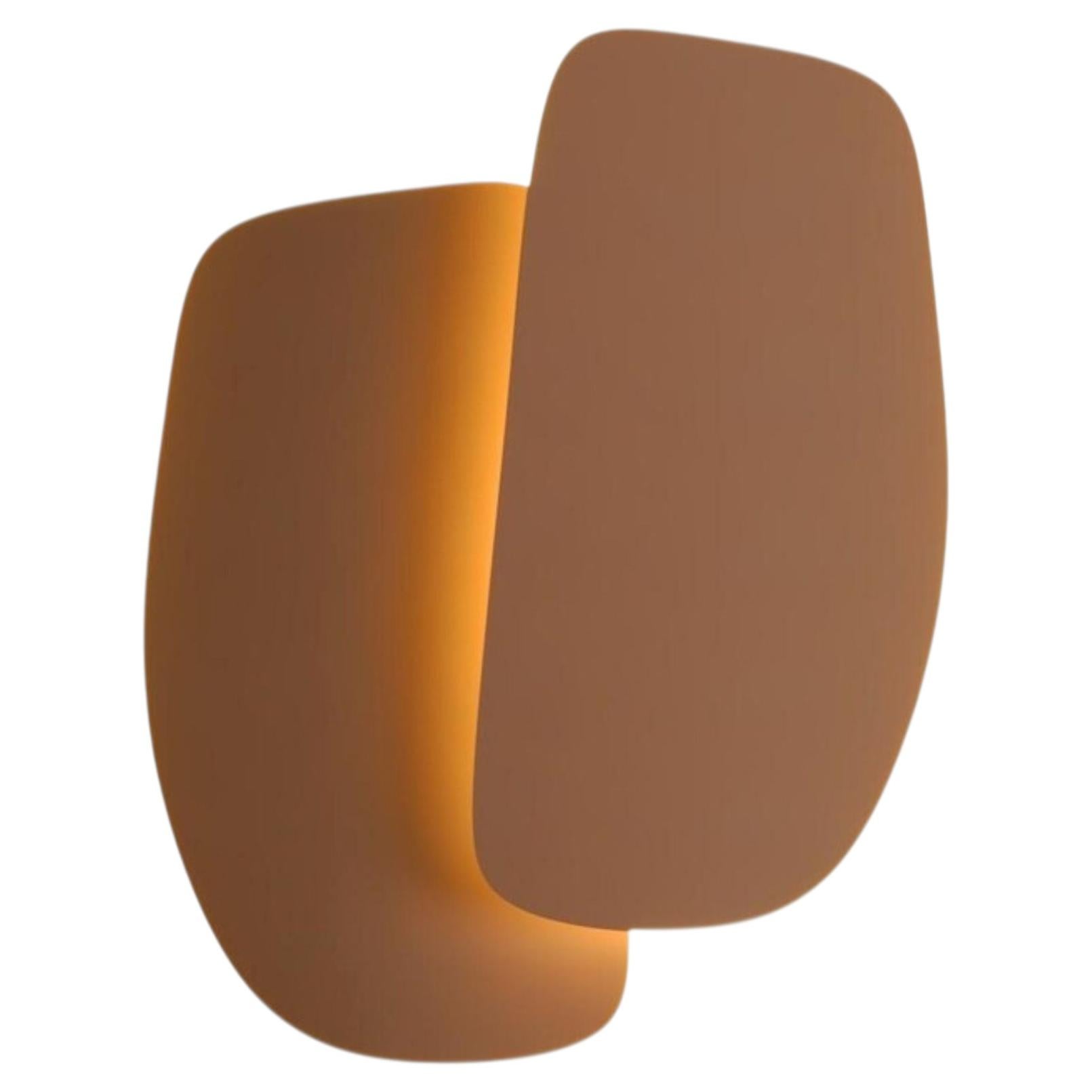 Clipper 2 Sculptural Ceramic Wall Sconce with Halo Illumination by Studio A