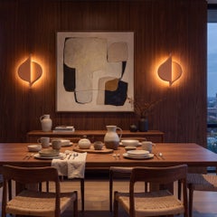 Sangam Sculptural Ceramic Wall Sconce by Naaya Studio