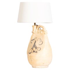 Chinese Cizhou Ware Table Lamp, Song Dynasty (960 to 1279 AD)