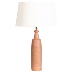 French Stoneware Table Lamp, 19th Century
