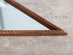 Art Deco Triangular Mirror, French Early-Mid 20th Century