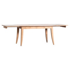French Extending Oak Dining Table c. 1950s