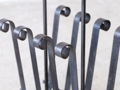 French Wrought Iron Magazine Rack c. 1950s