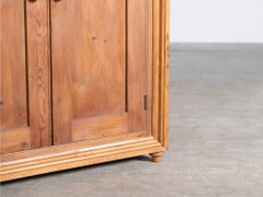 Rustic Pitch Pine Cupboard, English Early 20th Century