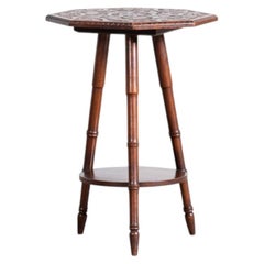Liberty Style Tiered Mahogany Side Table c. 1910