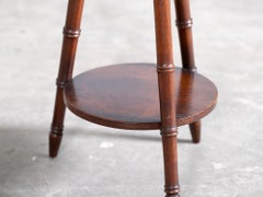 Liberty Style Tiered Mahogany Side Table c. 1910