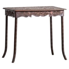 Table d'appoint anglo-indienne, vers 1900
