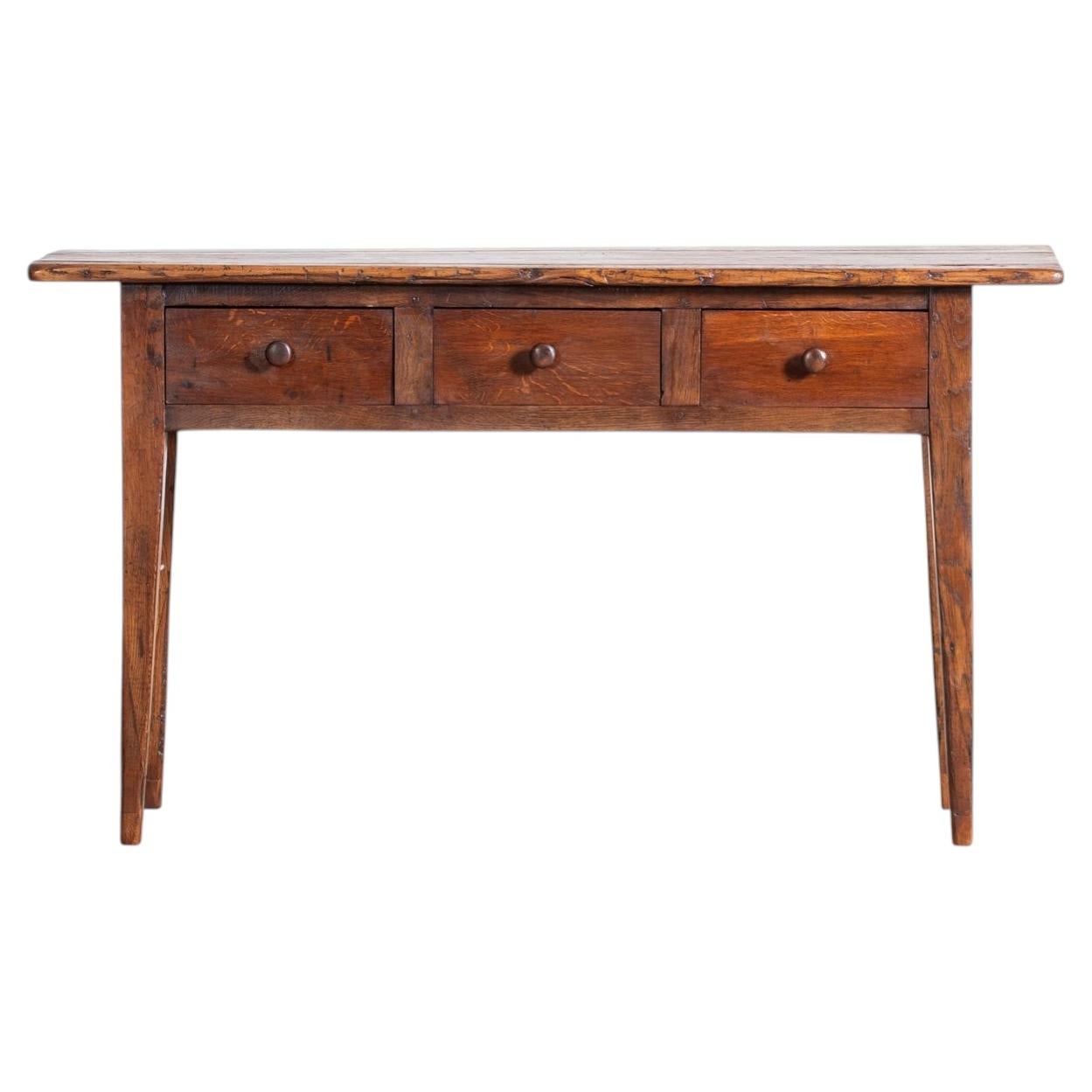 French Oak Serving Table