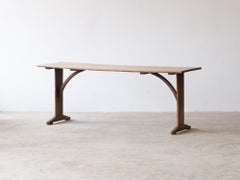 French Trestle Table c. 1930s