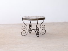 Brutalist Specimen Marble Side Table, French c. 1960s