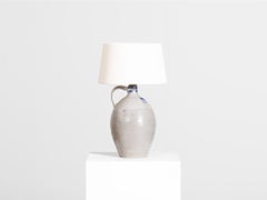 French Glazed Stoneware Table Lamp c. 1900