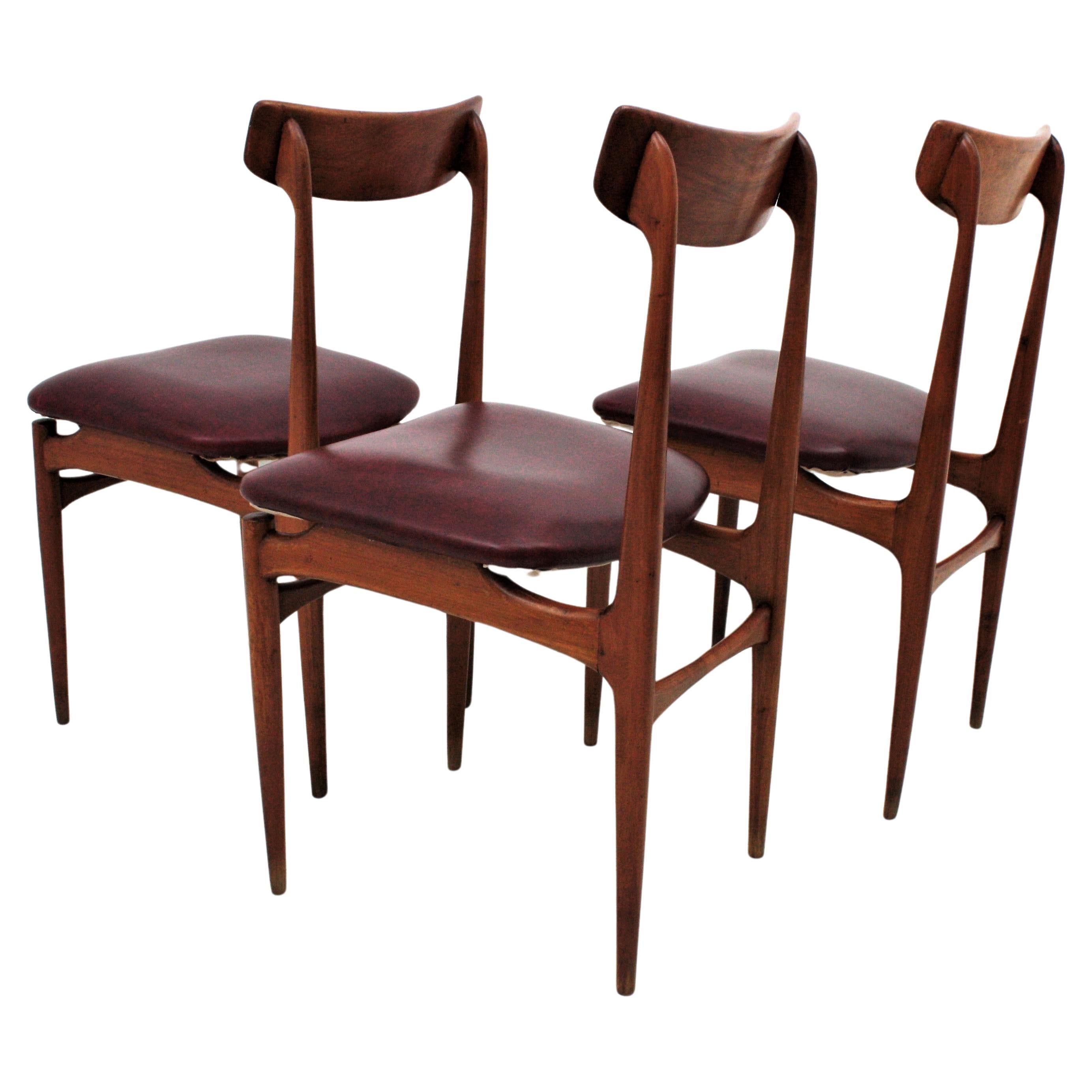Helge Sibast Danish Modern Teak Dinning Chairs, Set of Six For Sale
