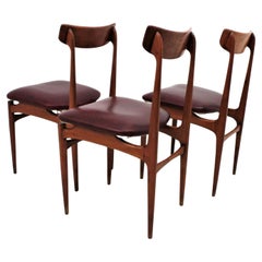 Retro Helge Sibast Danish Modern Teak Dinning Chairs, Set of Six
