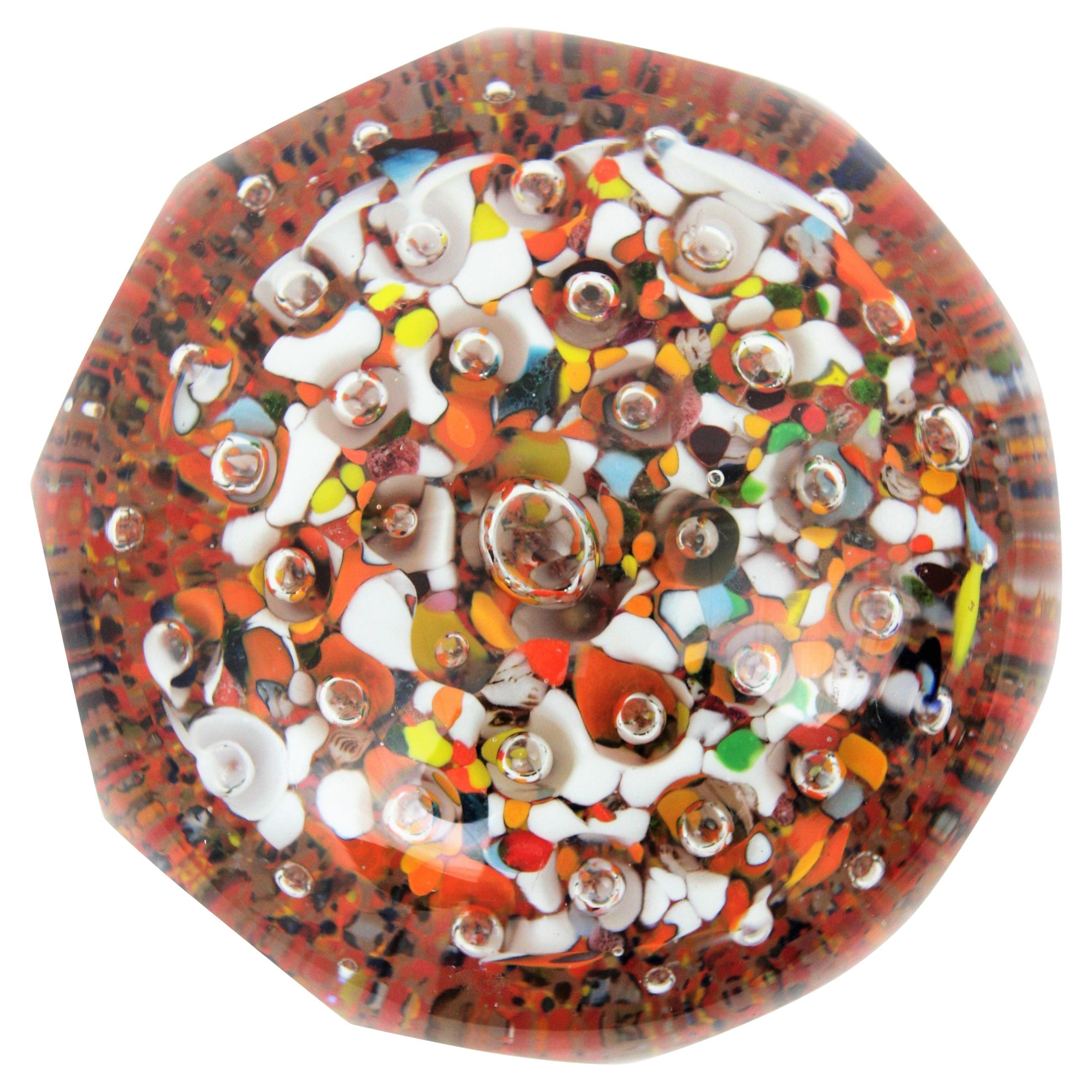 Murano Multicolor Kunstglas Briefbeschwerer