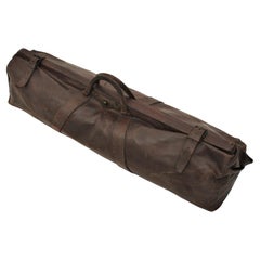 Sac cricket ancien en cuir