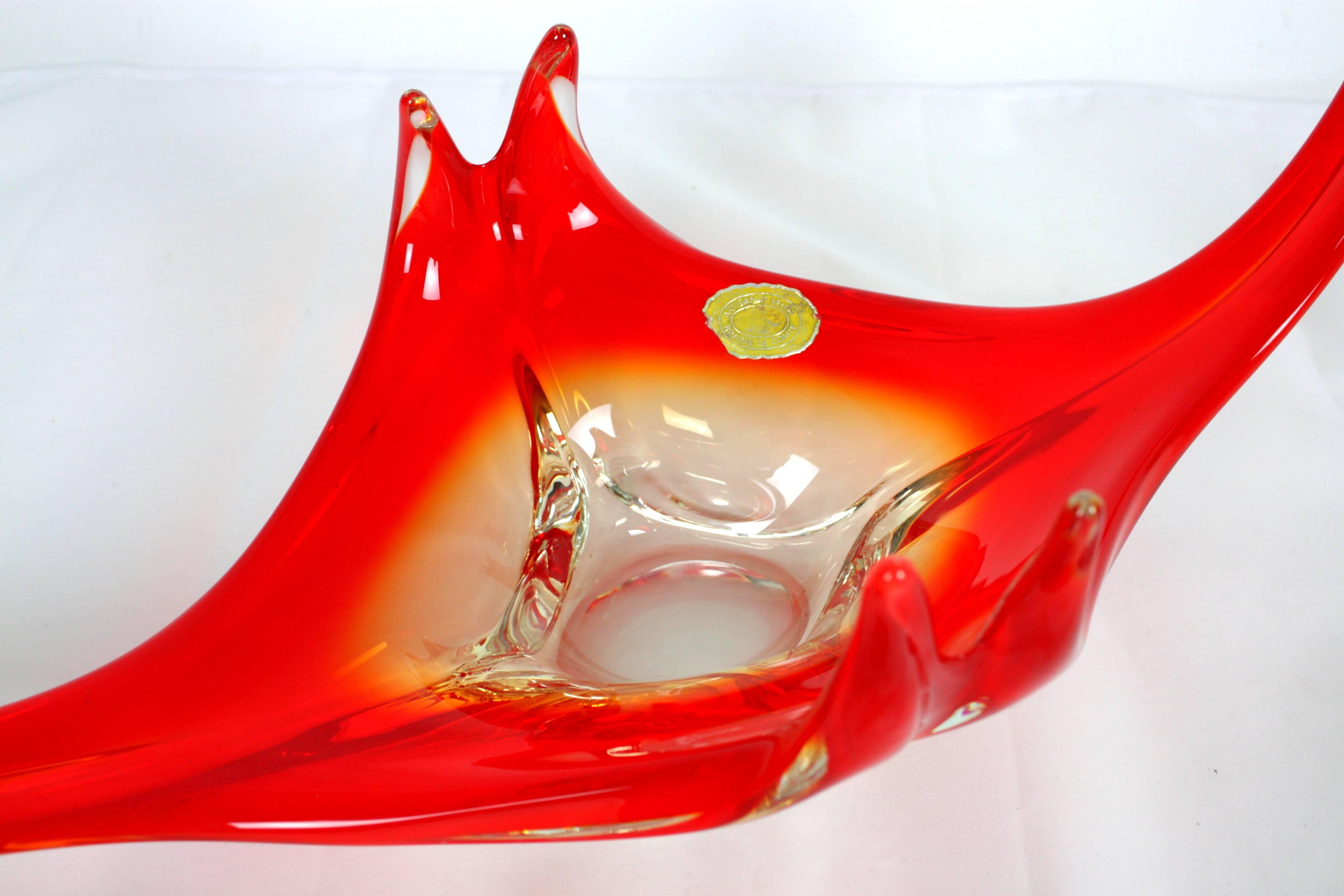 mid century art glass