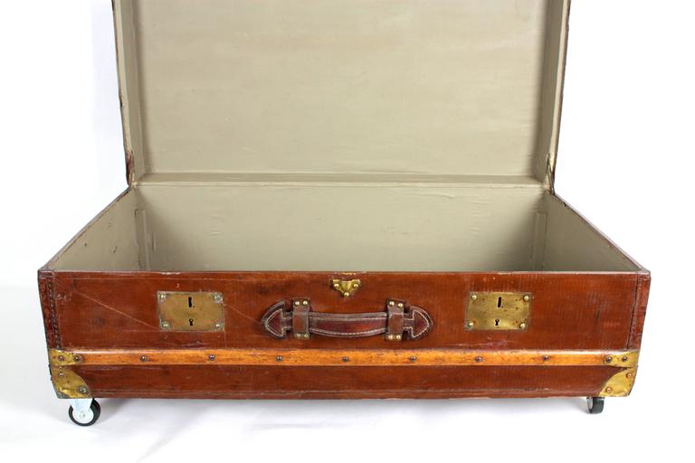 19 th c. French Steamer Trunk as Coffee Table at 1stDibs steamer