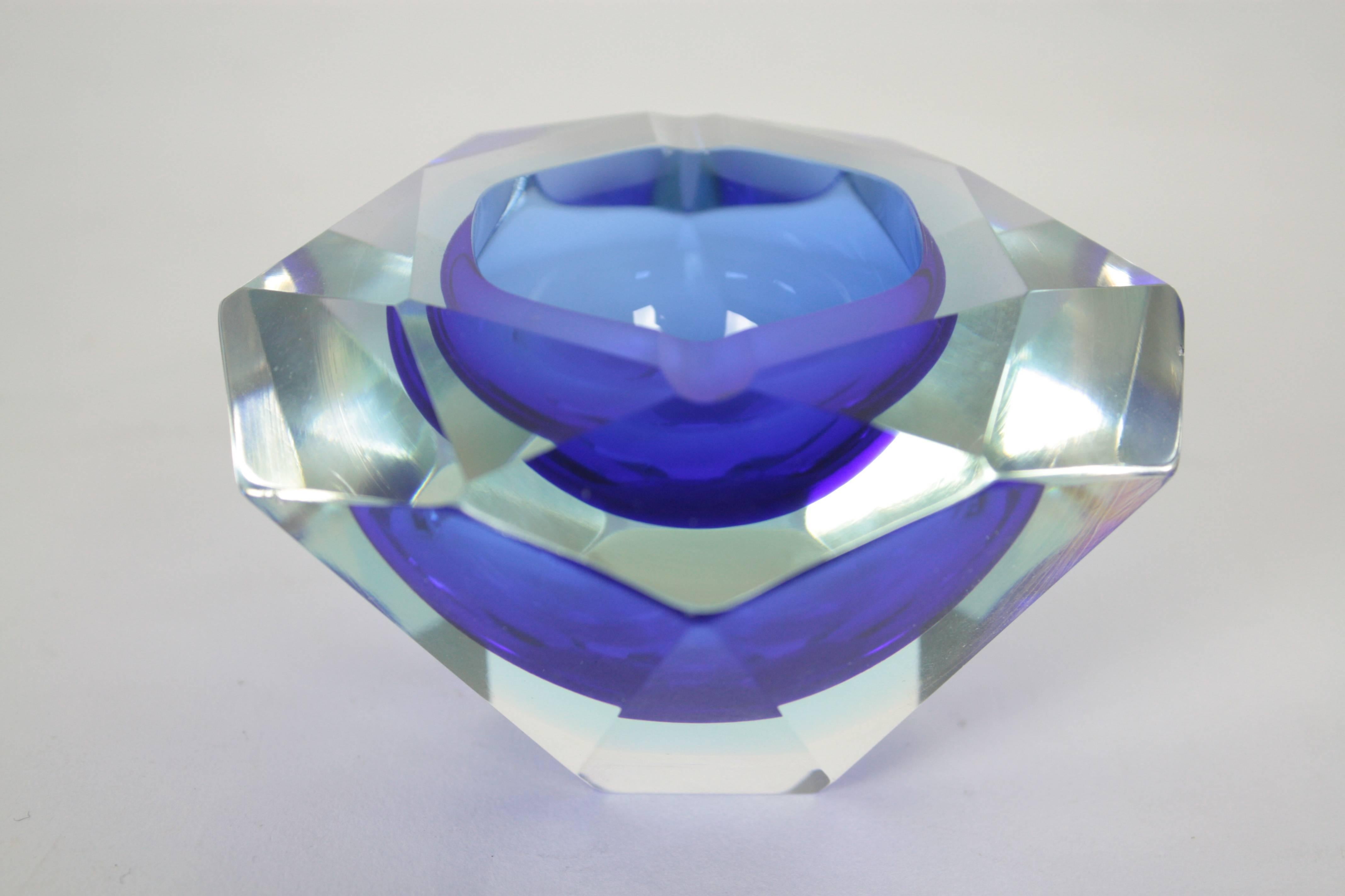 murano glass ashtrays