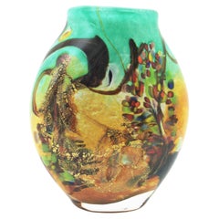 AVEM Murano Tutti Frutti Murrine, mehrfarbige Kunstglasvase, 1950er-Jahre