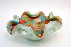 Bol en verre Tutti Frutti de Dino Martens Avem Zanfirico Millefiore et Aventurine
