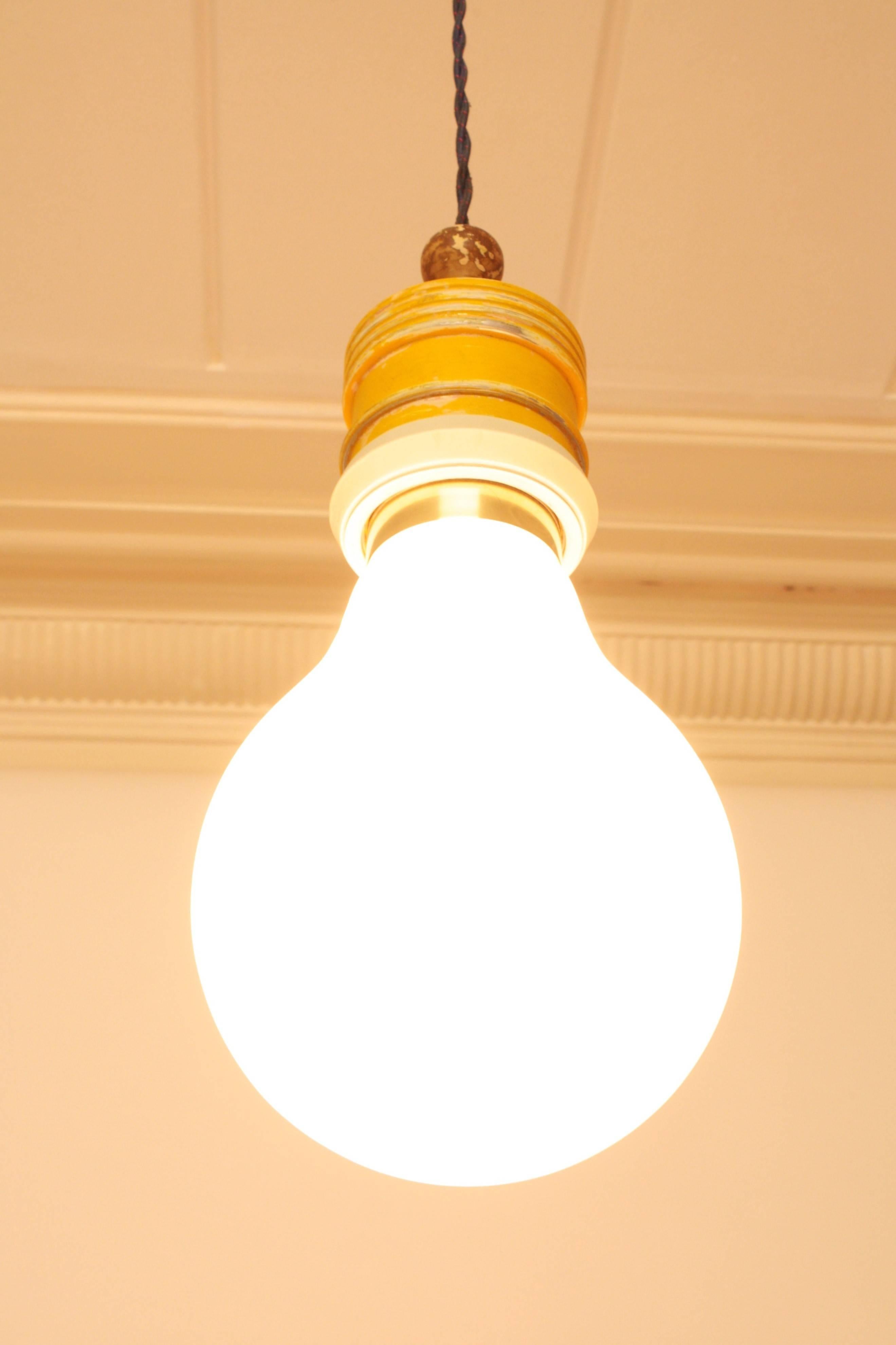 giant light bulb pendant