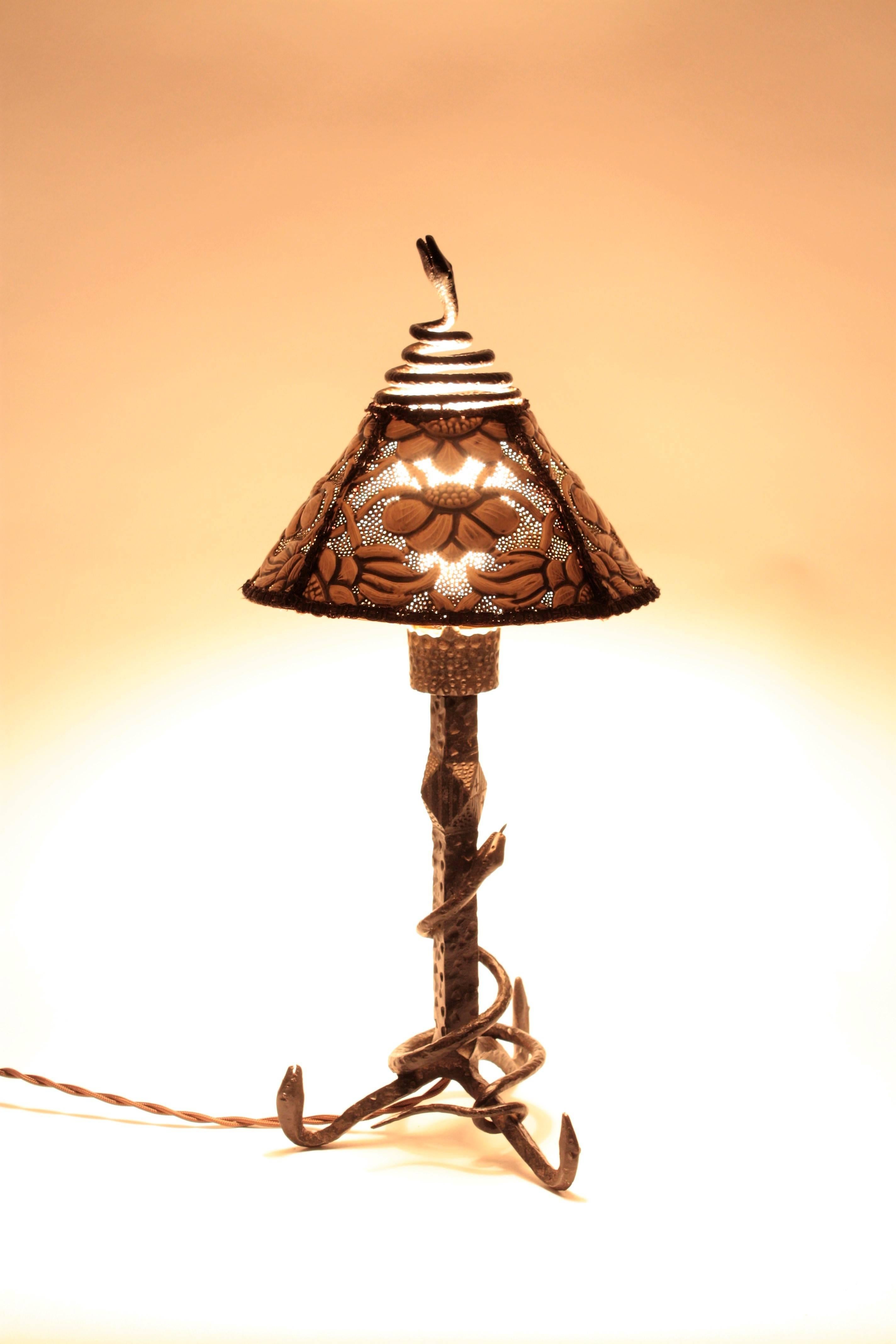 wrought iron table lamps