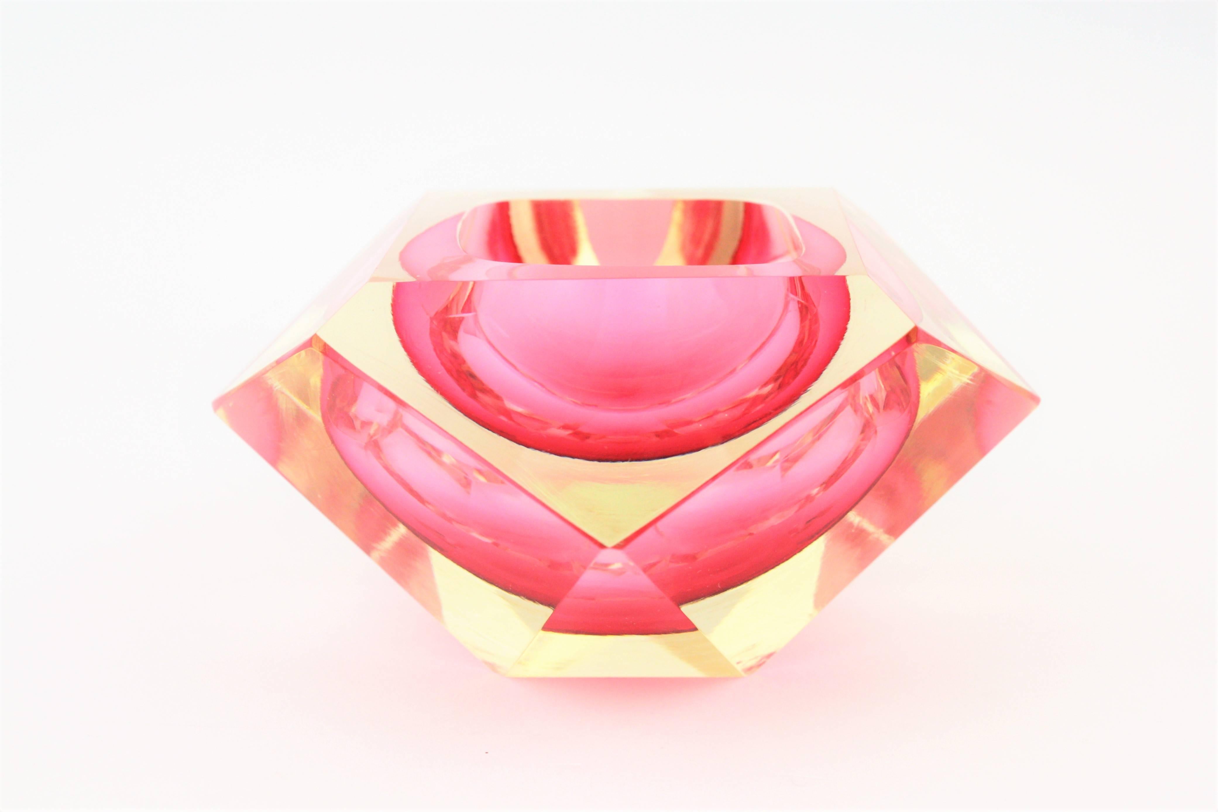 murano glass ashtrays