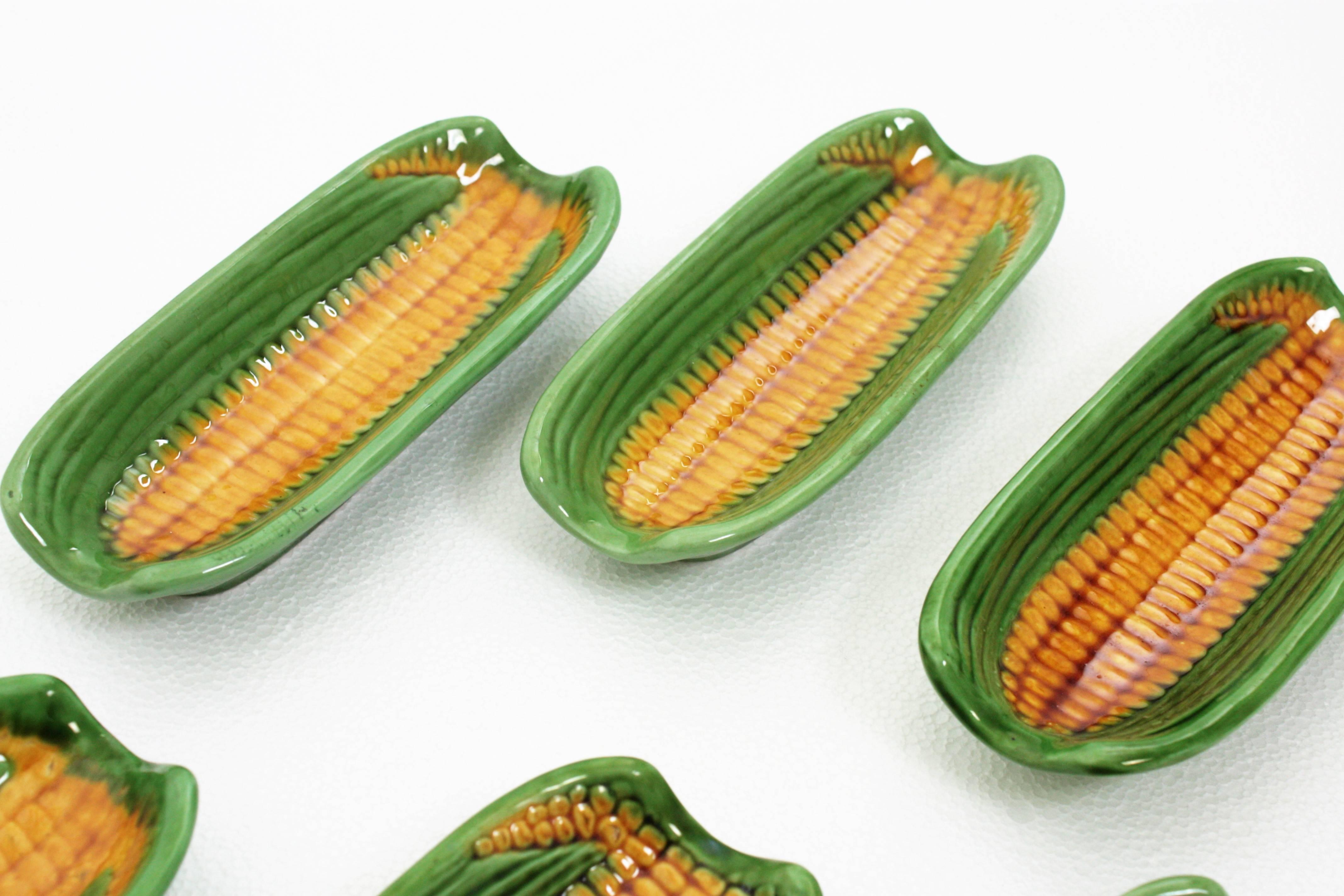 corn cob dish ceramic