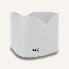 Design magazine rack in leather DIURNUS