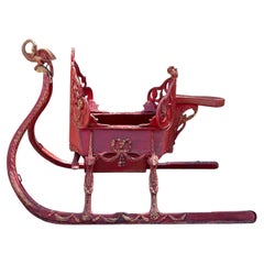 A Late 19th c. Russian / Baltic Child's Sleigh c.1890