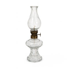 Collection of 11 Miniature Glass Oil Lamps, Antique & Vintage, 1900