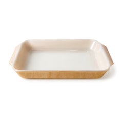 Set of 3 Vintage Fire-King Peach Lustre Baking Dishes, 1950s