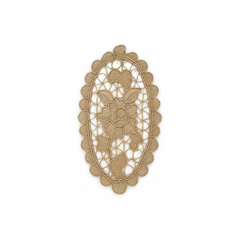 Collection de napperons anciens européens en dentelle et broderie faits main