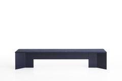 Banco, banco de aluminio de Nao Tamura, de estilo minimalista inspirado en Japón, Italia