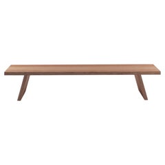 Banco, Porro, banco de madera maciza de abeto, Piero Lissoni, de inspiración japonesa, Italia