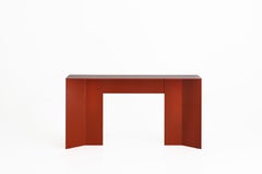 Konsolentisch, Aluminium-Konsolentisch von Nao Tamura, japanisch inspiriertes Design, Italien