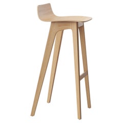 Taburete de bar, madera de fresno, roble, estructura de nogal, Formstelle, Zeitraum, Alemania