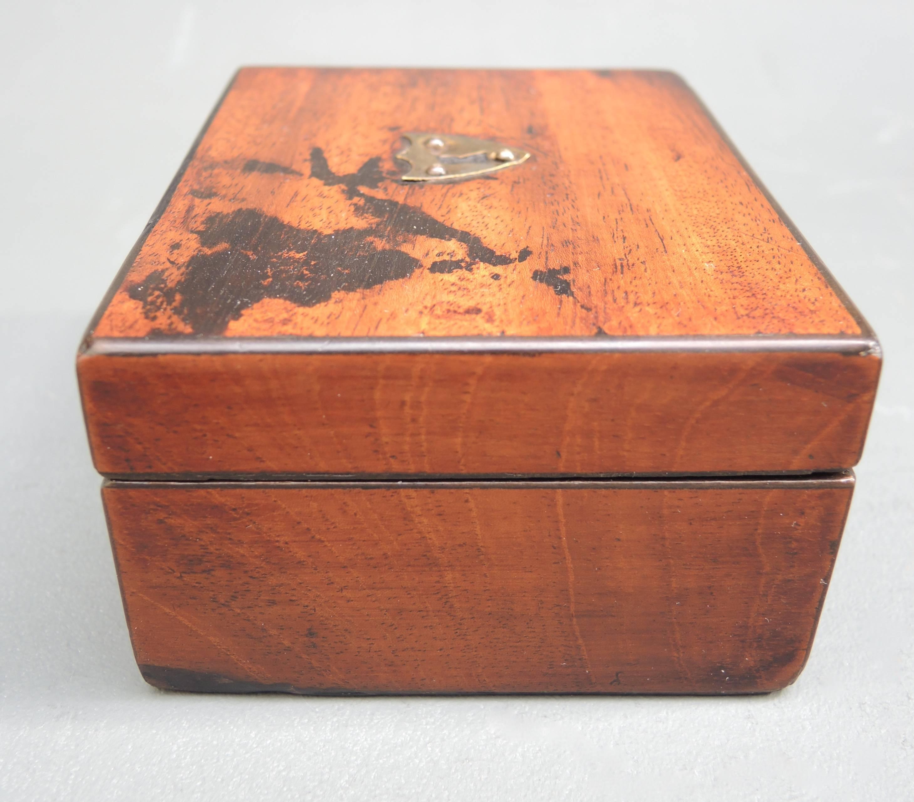 19th Century French Mahogany Desk Box 1