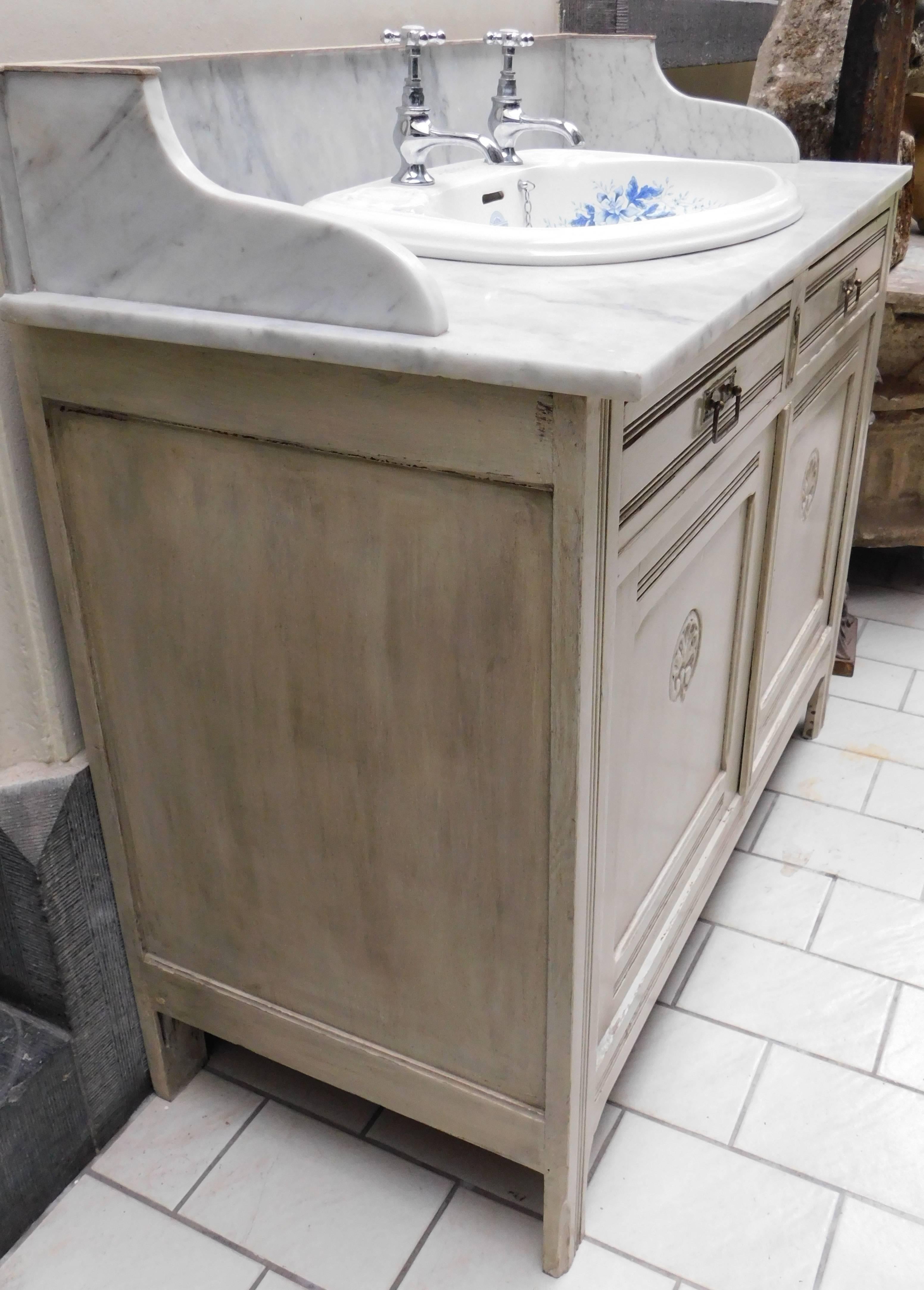 marble sink vanity