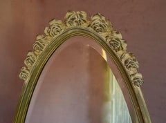 French Louis XVI Style Painted Vanity Dressing Table, circa 1900