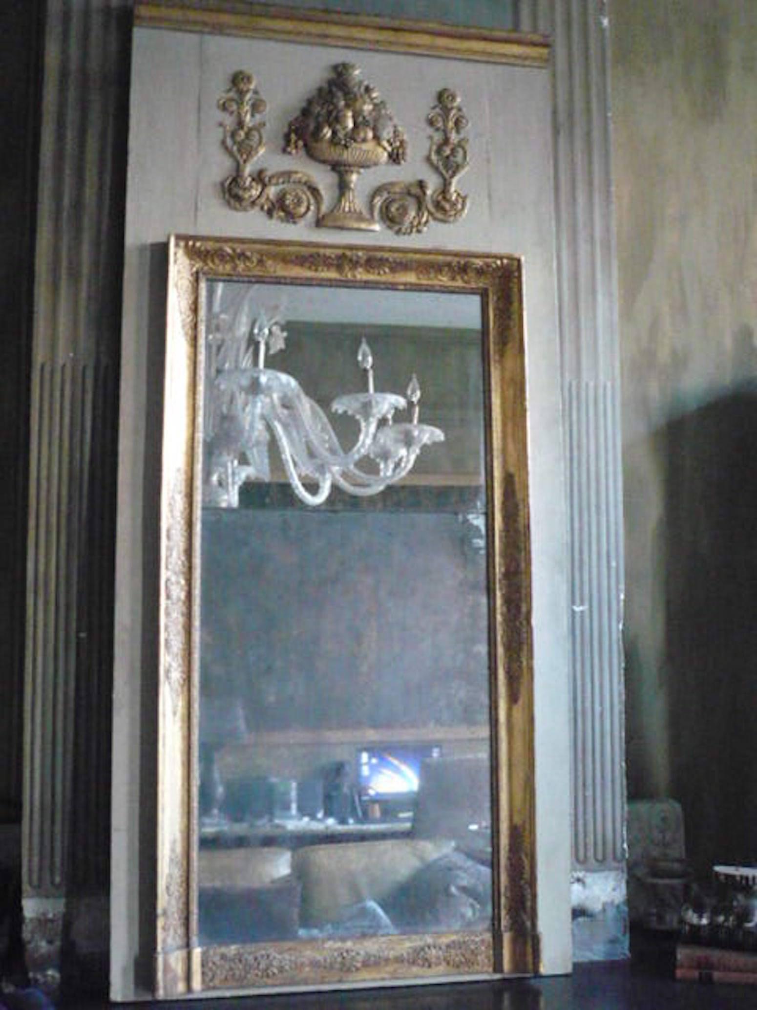 Early 19th Century French Trumeau Mirror 4