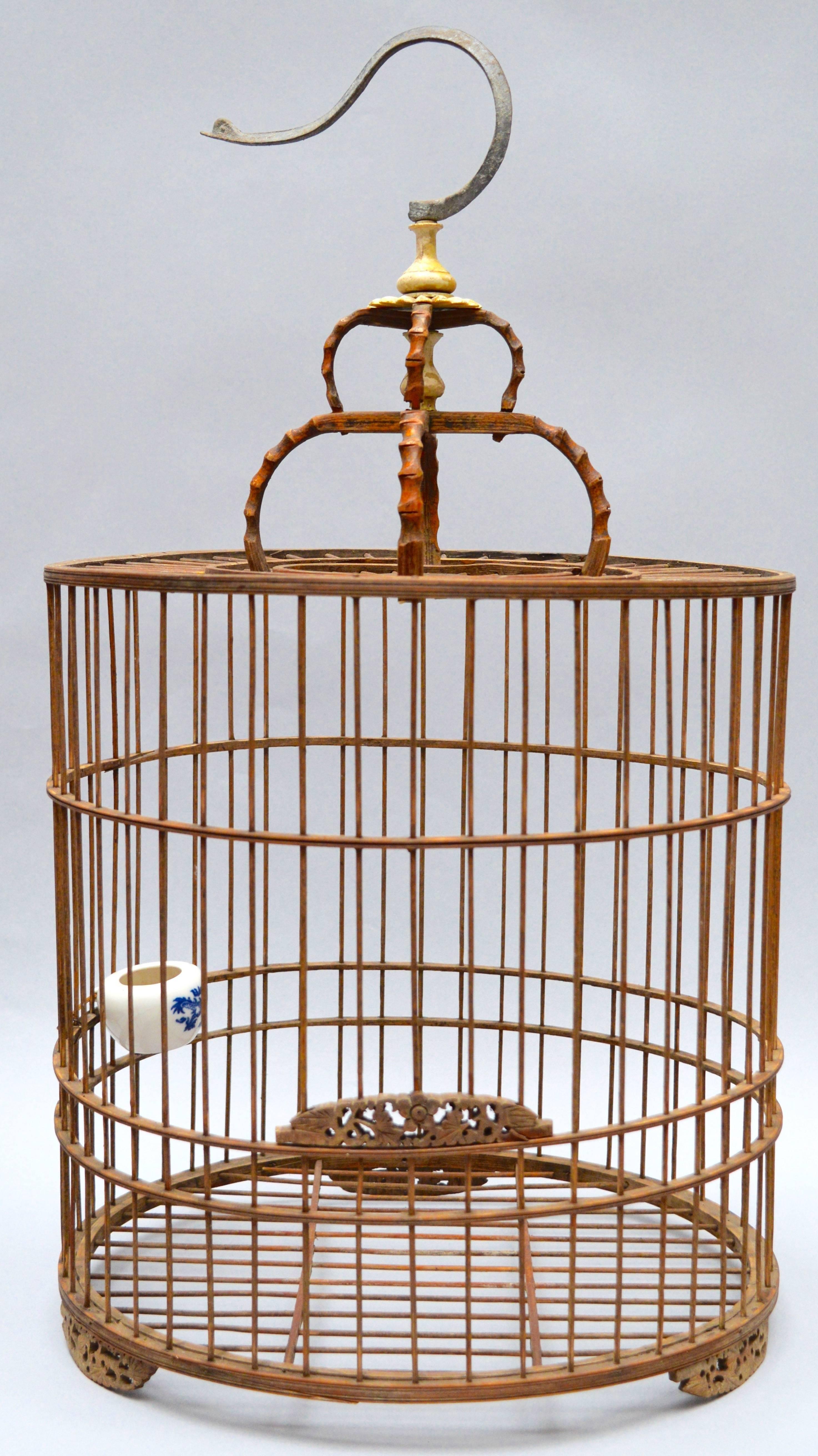 Pair of Antique Chinese Birdcages  In Excellent Condition In Antwerp, BE