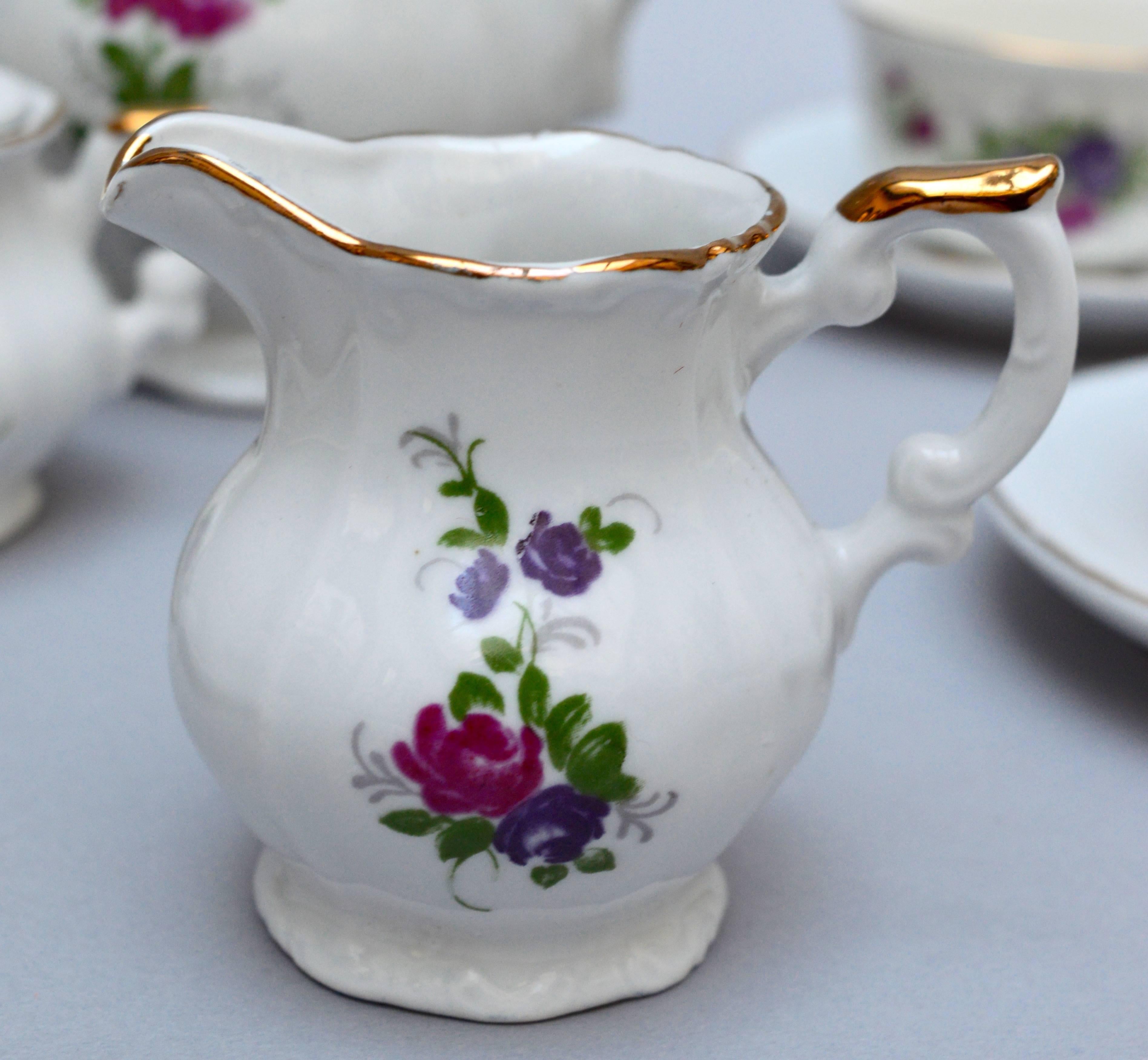 childs porcelain tea set