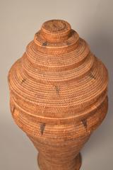 Large Vintage Indonesian Lidded Basket