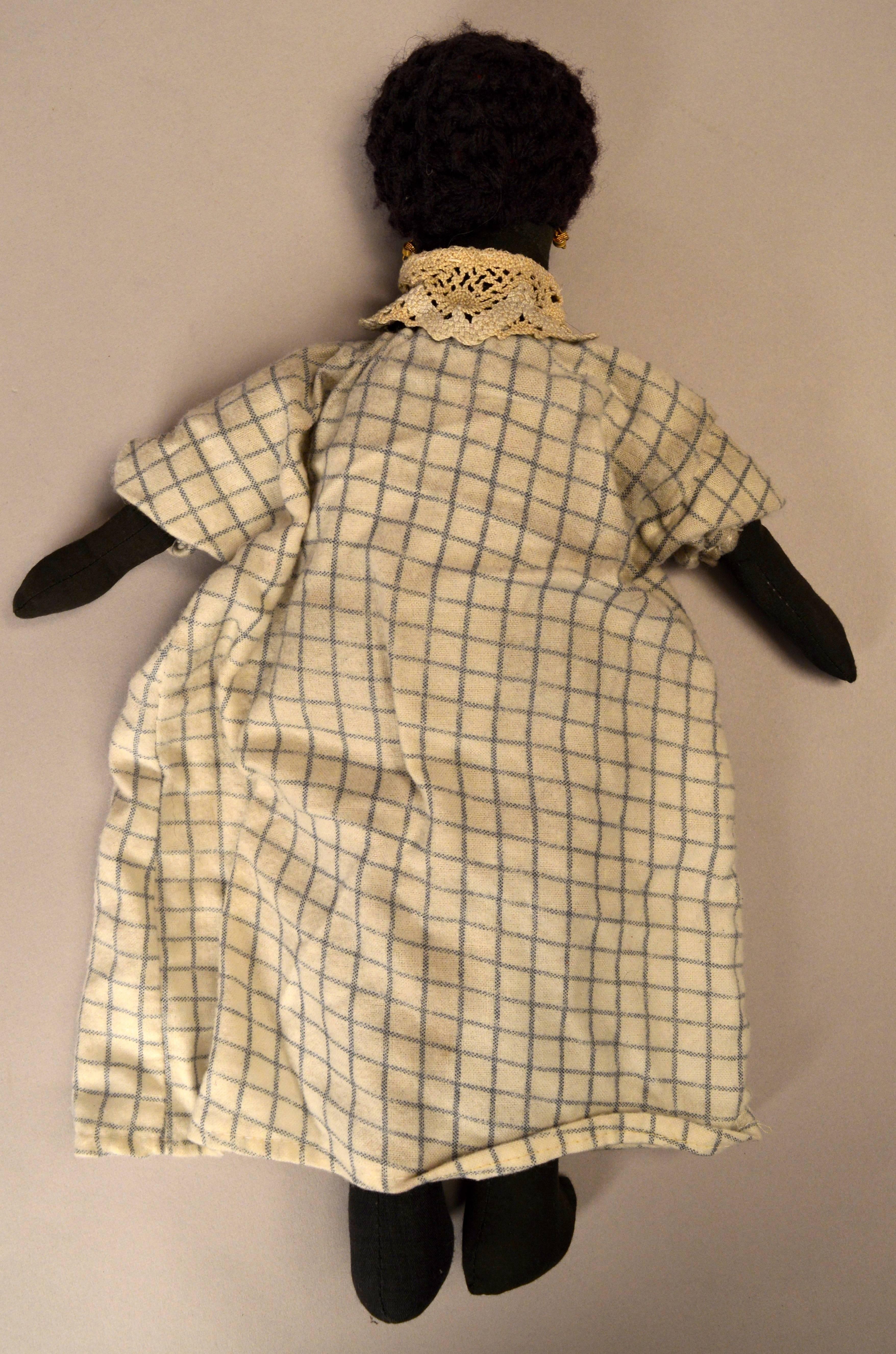 American Southern Black Rag Doll, circa 1940 In Good Condition In Antwerp, BE