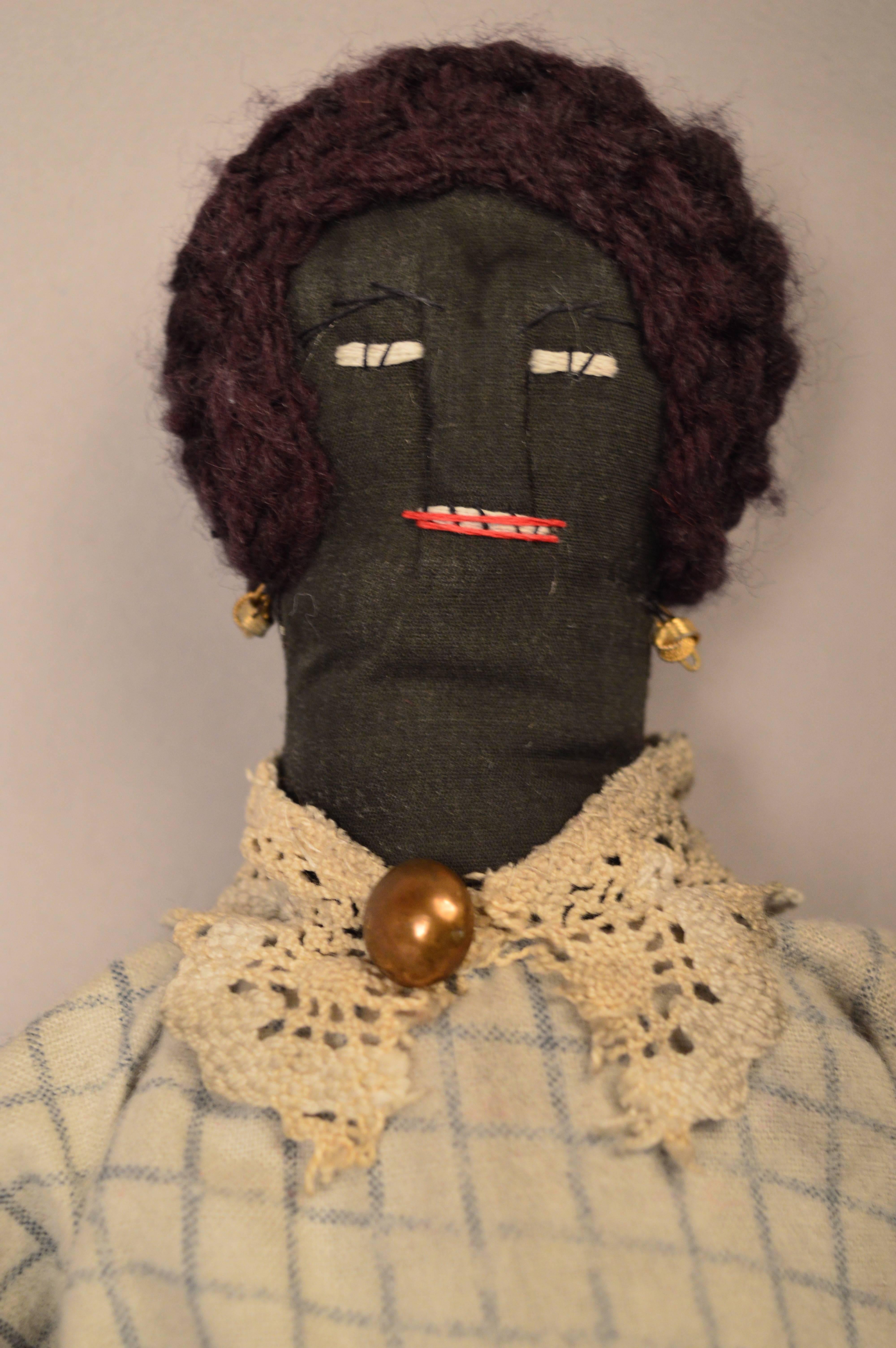 20th Century American Southern Black Rag Doll, circa 1940