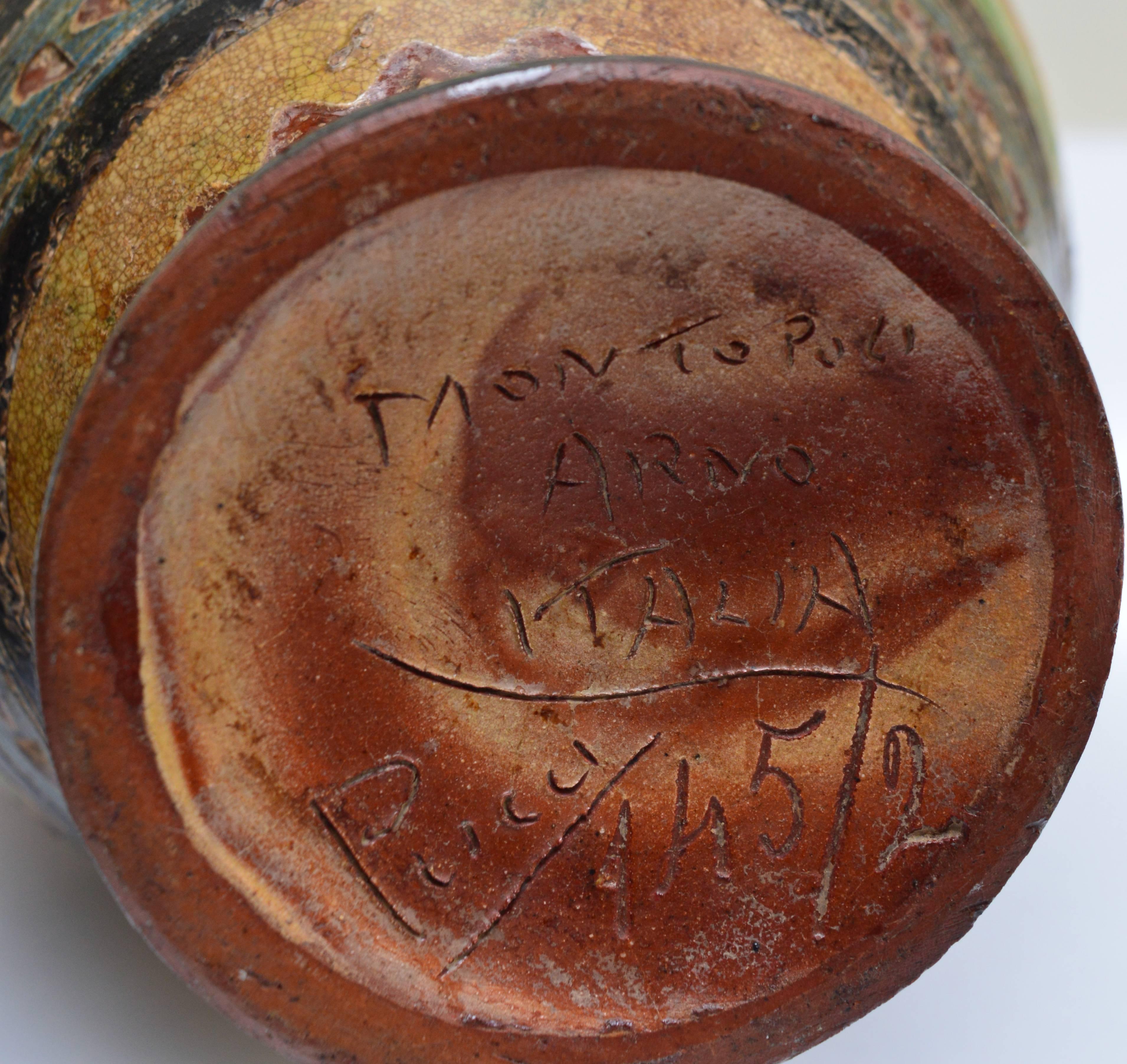 montopoli arno italy pottery